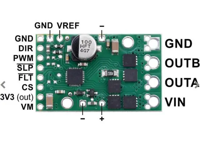 Alt view image 2 of 2 - Pololu G2 High-Power Motor Driver 18v17 2991