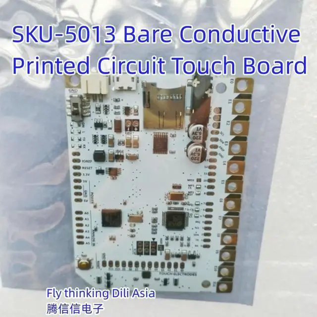 Alt view image 4 of 6 - Bare SKU-5013 Conductive Printed Circuit Touch Board