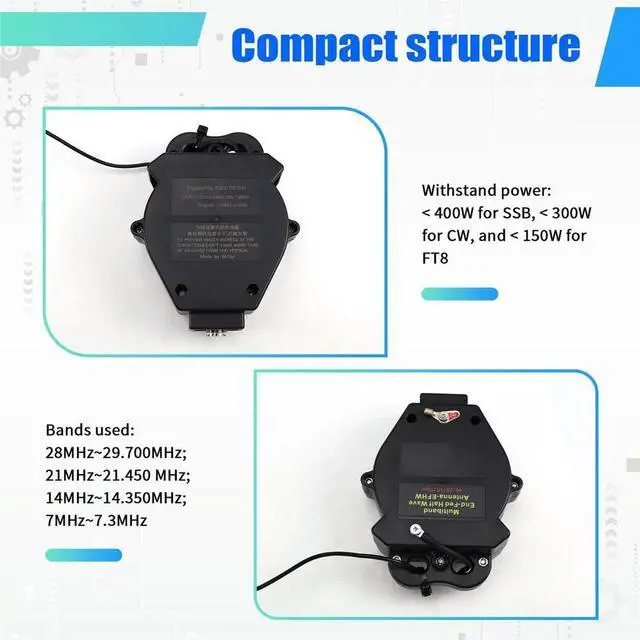 Alt view image 5 of 6 - JYR4010-400W 4-Band End Fed Antenna Shortwave Antenna HF Antenna Not Requiring Antenna Tuner
