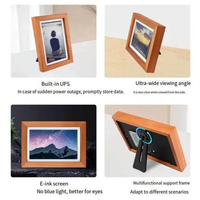 Alt view image 5 of 6 - Zero Pi0 2W E-Paper Ink Screen 7.3inch E6 Full-Color Electronic PhotoPainter Frame PhotoPainter Frame A