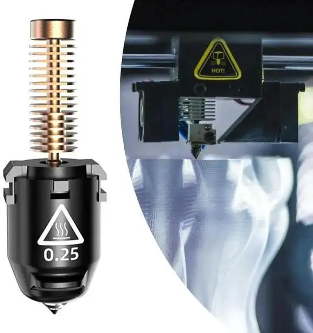 Alt view image 6 of 6 - 2025 Pack Of 3 Precise Nozzles 0.25mm 0.4mm 0.6mm High Temperature Resistant