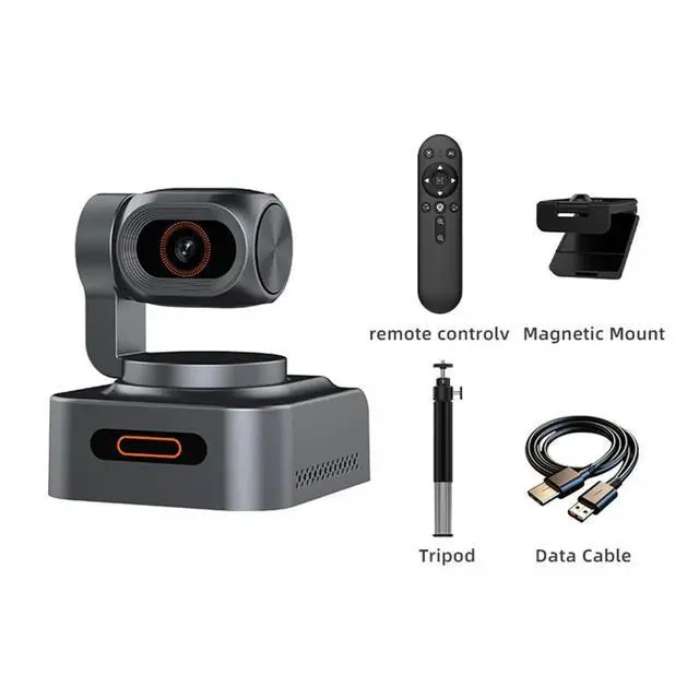 Alt view image 5 of 6 - 4K Ultra HD PTZ Camera AI Auto Tracking USB Webcam Autofocus Video Conference Camera for Live Streaming Meeting