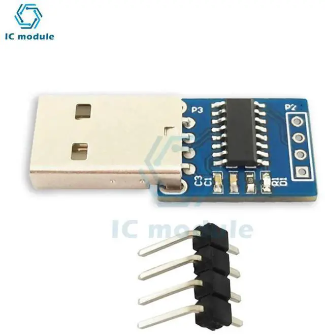 Main image of CH9329 Module UART/TTL Serial Port to USB HID Full Keyboard Mouse Driver-Free Game Development Box