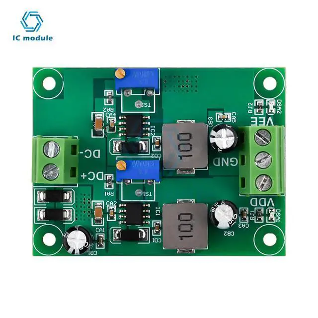 Alt view image 2 of 6 - DC5.5V-35V Positive Negative Voltage Stabilizing Power Supply Module Low Ripple Linear Adjustable Stabilizing Voltage Regulator