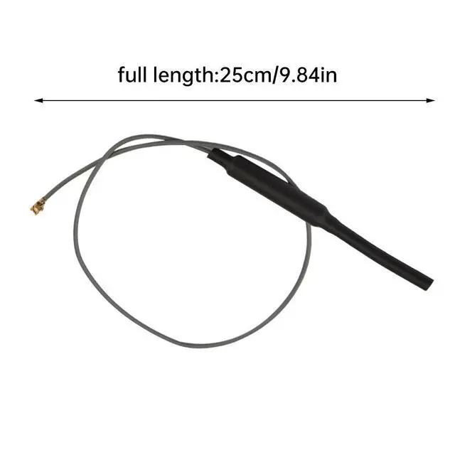 Alt view image 2 of 6 - 5pcs 2.4GHz Antenna 3DBI UFL IPEX Connector Brass Inner Aerial 23cm Cable for HLK-RM04 ESP-07 ESP-CAM-MB Electronic kit