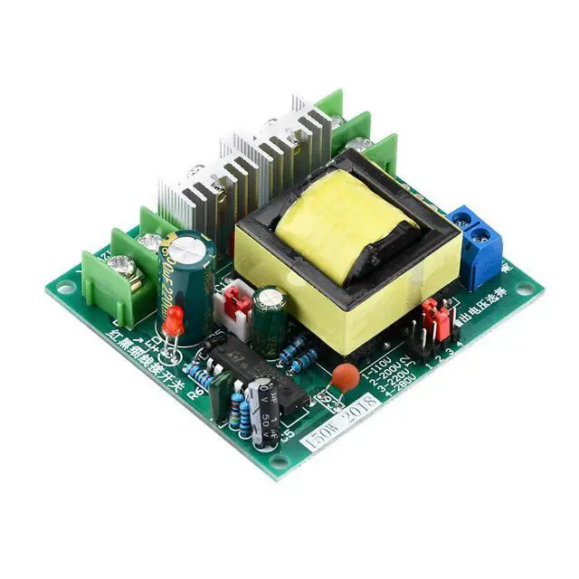 Alt view image 2 of 6 - 150W DC-AC Converter Booster Module 12V to 110V 200V 220V 280V 150W Inverter Boost Board Transformer Electronic kit