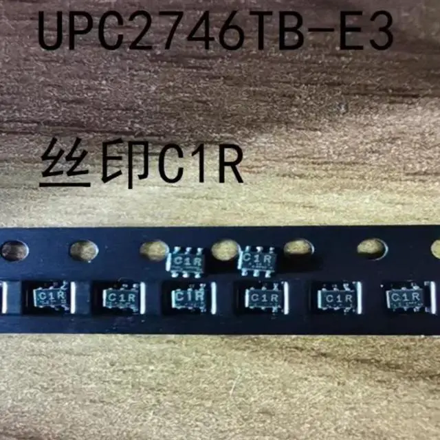 Main image of 10/PCS UPC2746TB-E3 UPC2746TB code C1R SOT363 3 V SUPER MINIMOLD SILICON MMIC WIDEBAND AMPLIFIER