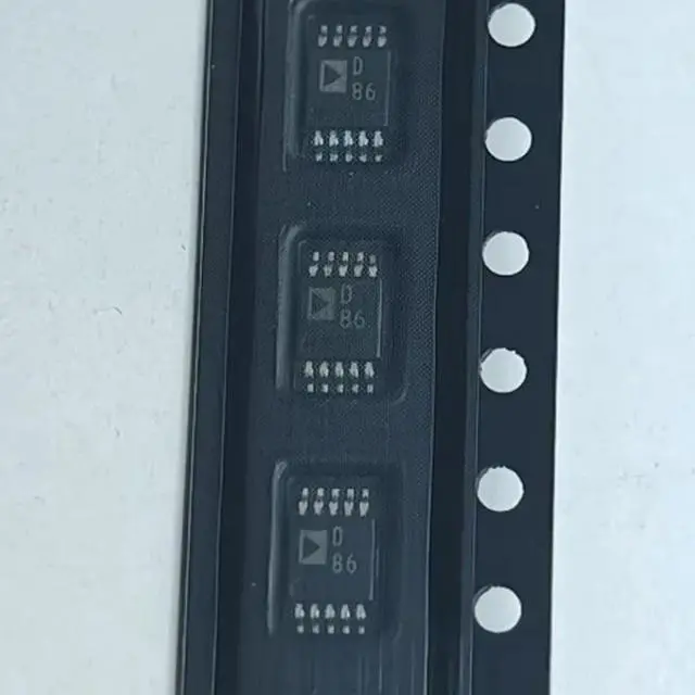 Main image of AD5623RBRMZ-5 code D86 MSOP-10 AD5623RBRMZ AD5623 Dual 12-/14-/16-Bit nanoDAC with 5 ppm/C On-Chip Reference