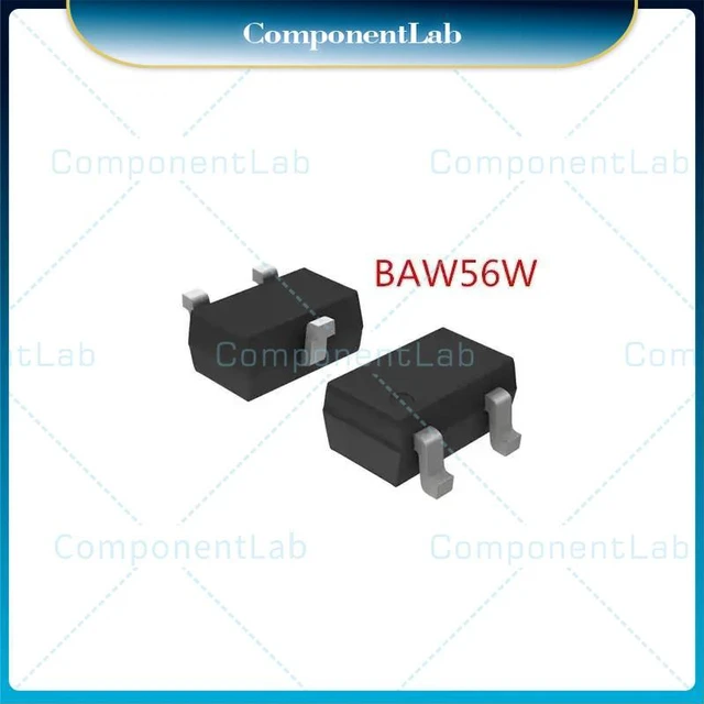Main image of 100pcs BAW56W SOT323 switching diode transistor BAW56W