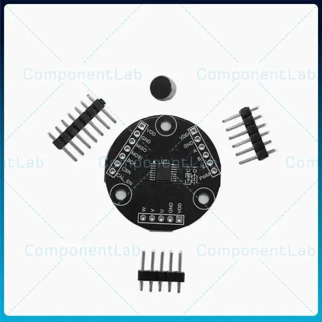 Main image of 2pcs MT6826S High Precision High-Speed Magnetic Encoder Magnetic Induction Angle Measurement Sensor Module ABZ UVW