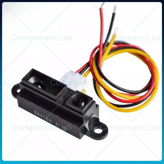 Main image of 2pcs Infrared distance measurement sensor GP2Y0A41SK0F with a range of 4 - 30 cm