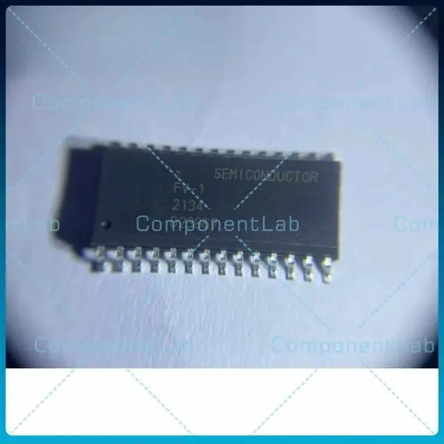 Main image of SPN1001-FV1 silk-screened FV1 surface mount SOP-28 for SPIN multimedia audio chip IC