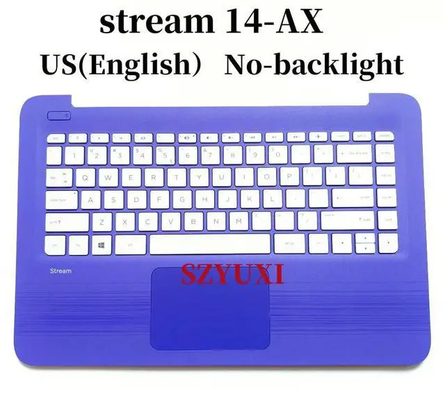Main image of 100%US English Forstream 14-AX laptop keyboard Palmrest Assembly Top cover