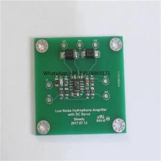 Main image of Low Noise Hydrophone Amplifier PCB Board Underwater Acoustic Signal Amplification Circuit Module