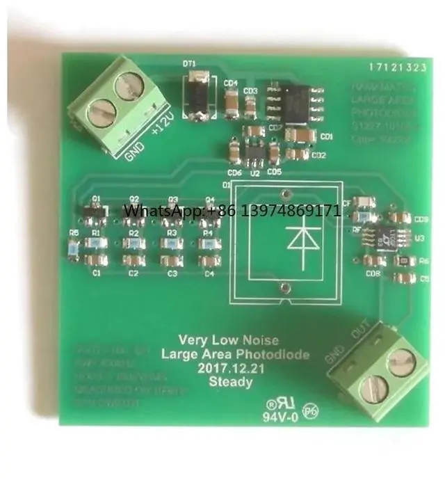 Main image of Ultra Low Noise Silicon Photodiode Amplifier Large Area Photovoltaic Signal Amplifier