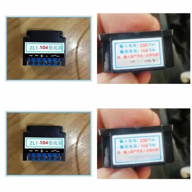 Main image of Motor Brake Rectifier Module ZL1-104 AC230V Input DC104V Output Brake Power Supply Rectifier Replacement