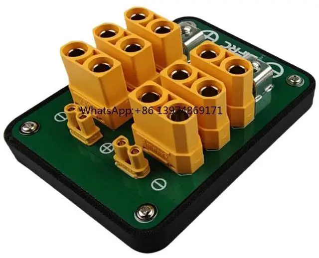 Main image of 1PCS 300A Large Current PDB Power Distribution Board w 6CH XT90 2CH XT30 Connectors for RC Boat Submarine Robot DIY Accessories