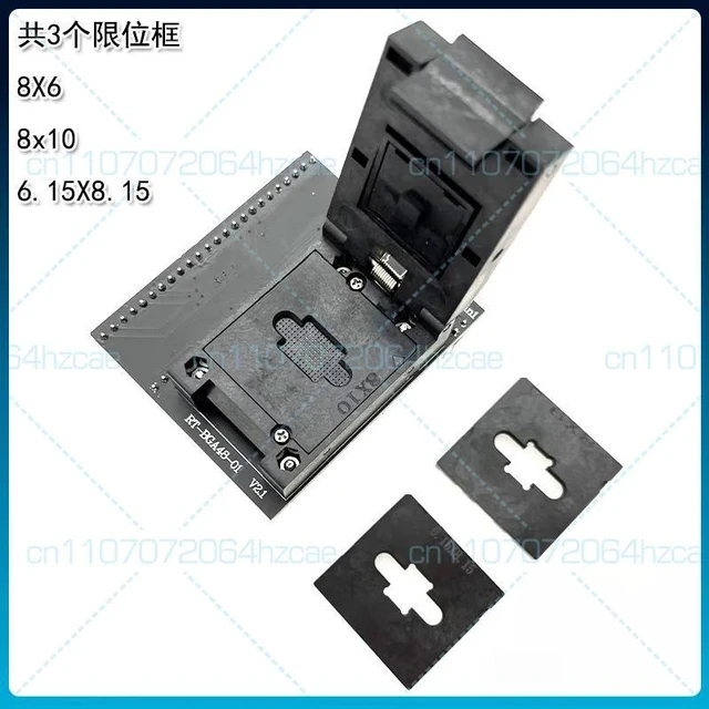 Main image of BGA48 Burner seat MX29GL640 S29GL064N NOR read and write adapter clamshell seat RT809H