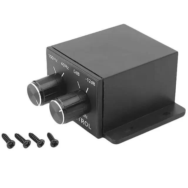 Alt view image 2 of 3 - Top-Car Power Amplifier Audio Regulator Bass Subwoofer Equalizer Crossover Controller 4 Rca Adjust Line Level Volume