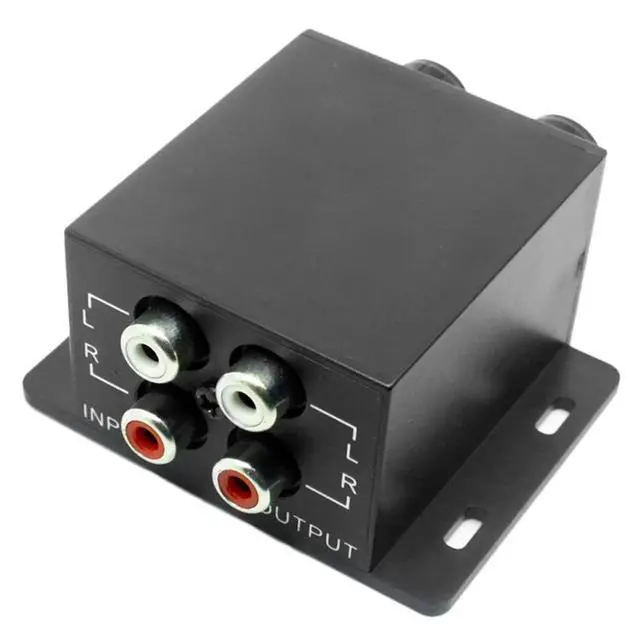 Alt view image 3 of 3 - Top-Car Power Amplifier Audio Regulator Bass Subwoofer Equalizer Crossover Controller 4 Rca Adjust Line Level Volume