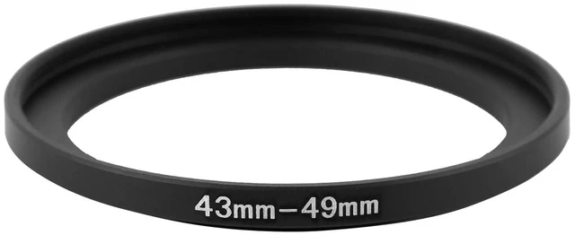 Alt view image 2 of 3 - 43mm to 49mm Metal Step Up Filter Ring Adapter for Camera