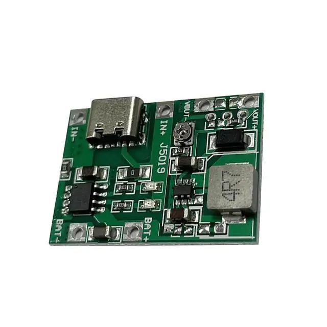 Alt view image 2 of 3 - Step Up Module Type-C Boost Converter 5V 2A Lithium Li-Ion Charger Board DIY Power Supply Module Parts