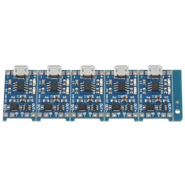 Alt view image 2 of 3 - 5 pcs 1A 5V Micro-USB for Lithium Power Charger Board Module TE420