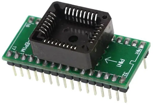 Alt view image 2 of 3 - PLCC32 to DIP32 Universal Programmer IC Adapter Tester Socket for TL866CS TL866A EZP2010 G540 SP300