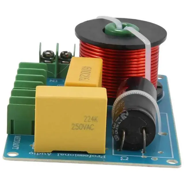 Alt view image 3 of 6 - 200W 3 Way High Speaker Frequency Divider, Audio Splitter Filter Circuit Board For Home Theater DIY Speaker Crossover