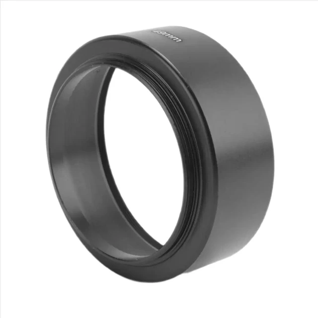 Alt view image 3 of 3 - 49mm Mount Standard Metal Lens Hood for