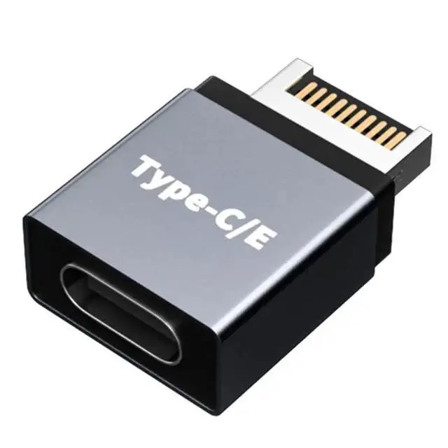 Alt view image 2 of 3 - USB 3.1 Type C Male To Type C/E Female Motherboard Expansion Cable Connector Computers Accessories