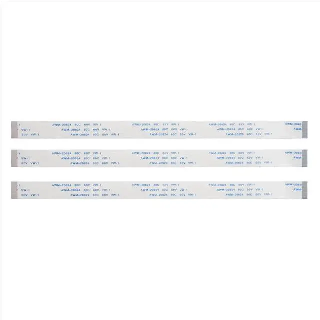 Alt view image 2 of 6 - 3 Pcs 0.5mm Pitch 200mm Length 24 Pin Flexible Flat Cables
