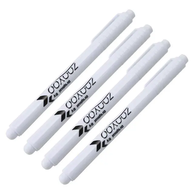 Alt view image 2 of 3 - 4PC Liquid Chalk Pen Marker For Glass Chalkboard Blackboard white
