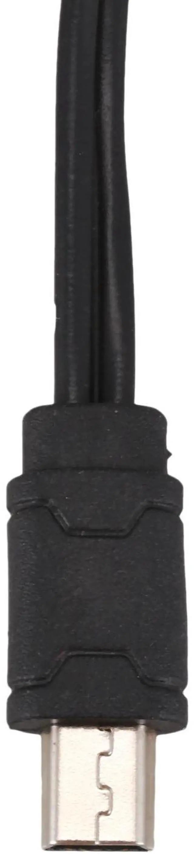 Main image of USB 2.0 to Mini A Male 3.5mm Jack Plug Audio Data Cable 45cm 2 Pcs