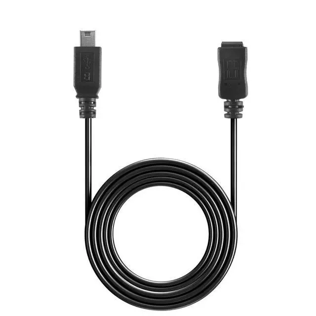 Alt view image 3 of 3 - 1.5m Mini USB B 5pin Male To Female Extension Cable Cord Adapter Black