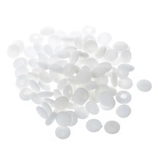 Alt view image 2 of 6 - 100 Pcs White Soft Sponge Earphone Headphone Ear Pad Cover Replacement