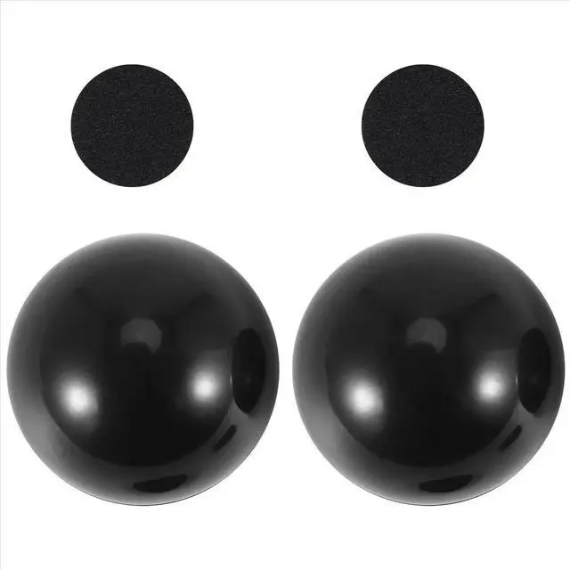 Alt view image 2 of 6 - 2 Pcs Laptop Notebook Black Antiskid Cool Ball Cooler Stand Pad