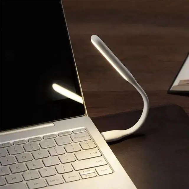 Alt view image 2 of 3 - Multifunctional USB Mini Desktop Mini Fan with Universal USB Light -Saving LED Light,Black