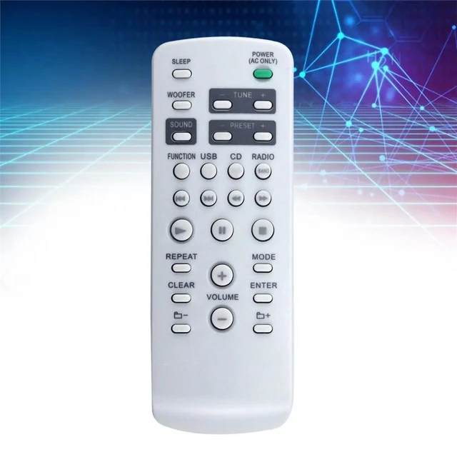 Alt view image 2 of 3 - Replace -CG880A Remote for -CG50A -CRS60A -RG880CP MT-CG700A -CG500A CD Radio Cassette Recorder