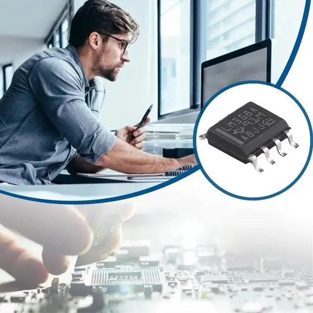 Main image of 20PCS LM358A LM358ADR Chip LM358A SOP-8 Chip Dual-Channel Operational Amplifier Chip