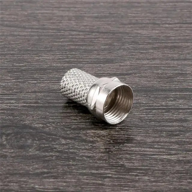 Alt view image 2 of 6 - 15 Pcs RG6 F-Type Twist-On Coax Coaxial Cable Connector Male for CCTV Camera