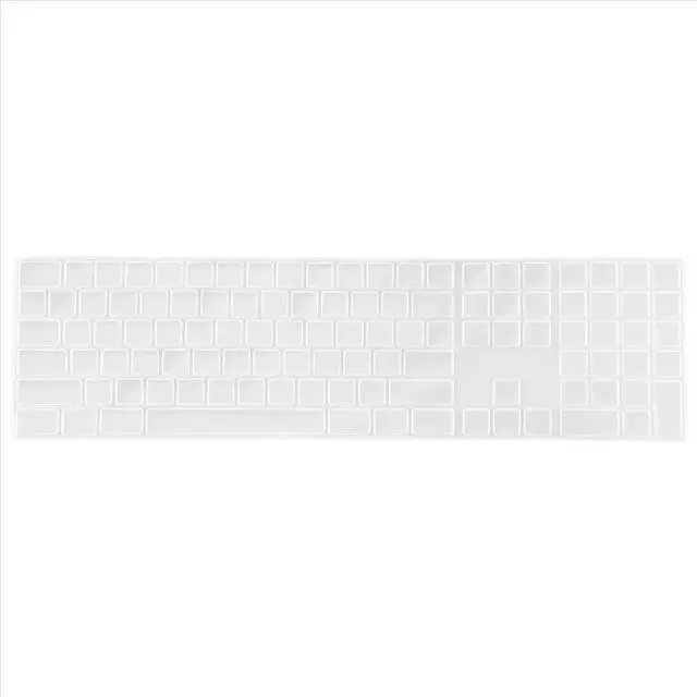 Main image of Silicone Thin Keyboard Skin Cover Protector With Numeric Keypad For Transparent