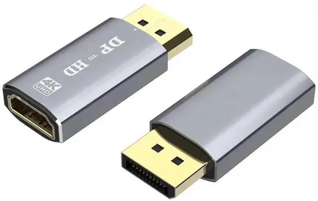 Main image of DP to -Compatible Adapter 4K Display Port Male to -Compatible Female Converter for PC TV Laptop Projector