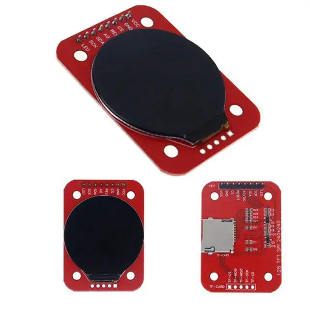 Alt view image 2 of 3 - TFT Display 1.28 Inch TFT LCD Display Module Round RGB 240x240 GC9A01 Driver 4 Wire SPI Interface 240x240 PCB