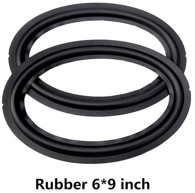 Main image of 2PC Speaker Woofer Rubber Surround Repair Kit 6x9 Inch Oval Shape For Car Speaker Audio Professional Home Theater