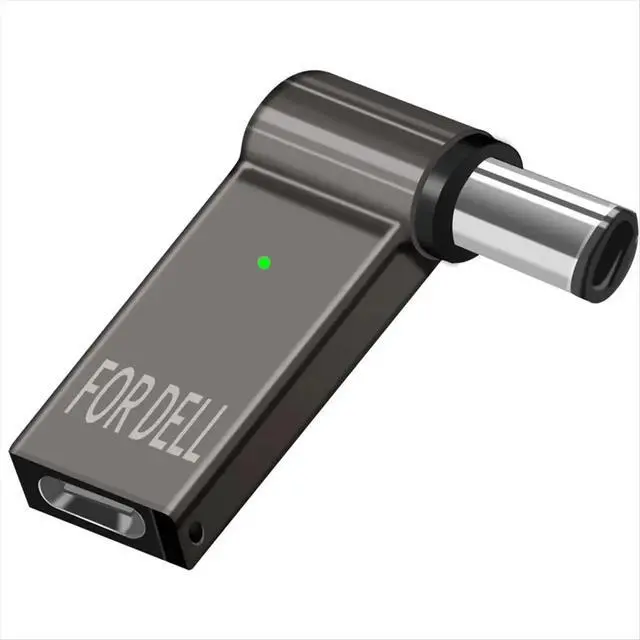 Alt view image 3 of 3 - USB C to 7.4mm Laptop Charging Adapter Female Type C to Male DC 7.4 X 5.0mm Jack Plug Converter 100W PD Charger