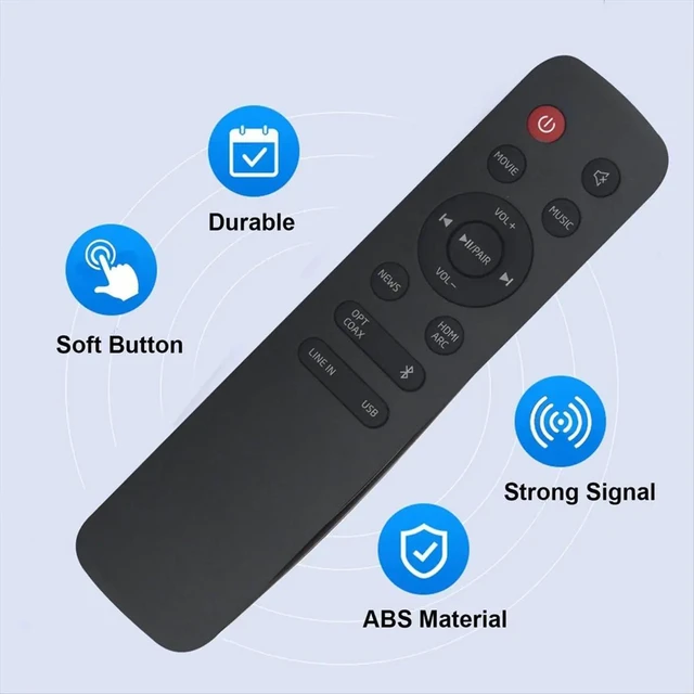 Alt view image 2 of 3 - Replace EN205A7H Remote Control for EN205A7H Remote Control
