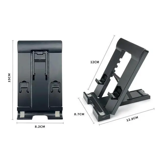 Alt view image 3 of 3 - Desktop Tablet Computer Stand Multi-Stage Foldable Desktop Student Learning Machine Stand for (White)
