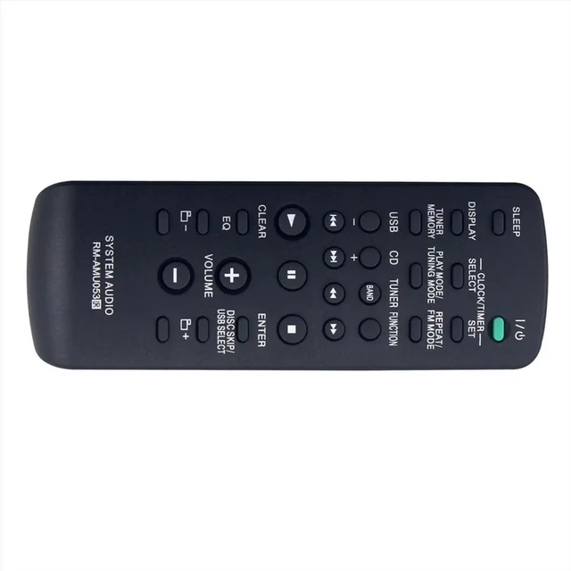 Main image of Remote Control Replace RM-AMU053 for Mini Hi-Fi Component Audio System HCD-GTR33 HCD-GTR55 HCD-GTR555 HCD-GTR7