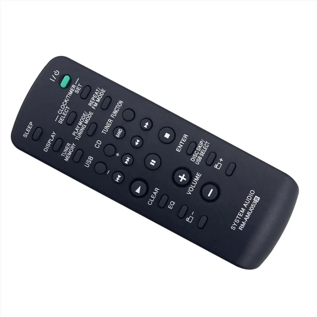 Alt view image 3 of 3 - Remote Control Replace RM-AMU053 for Mini Hi-Fi Component Audio System HCD-GTR33 HCD-GTR55 HCD-GTR555 HCD-GTR7